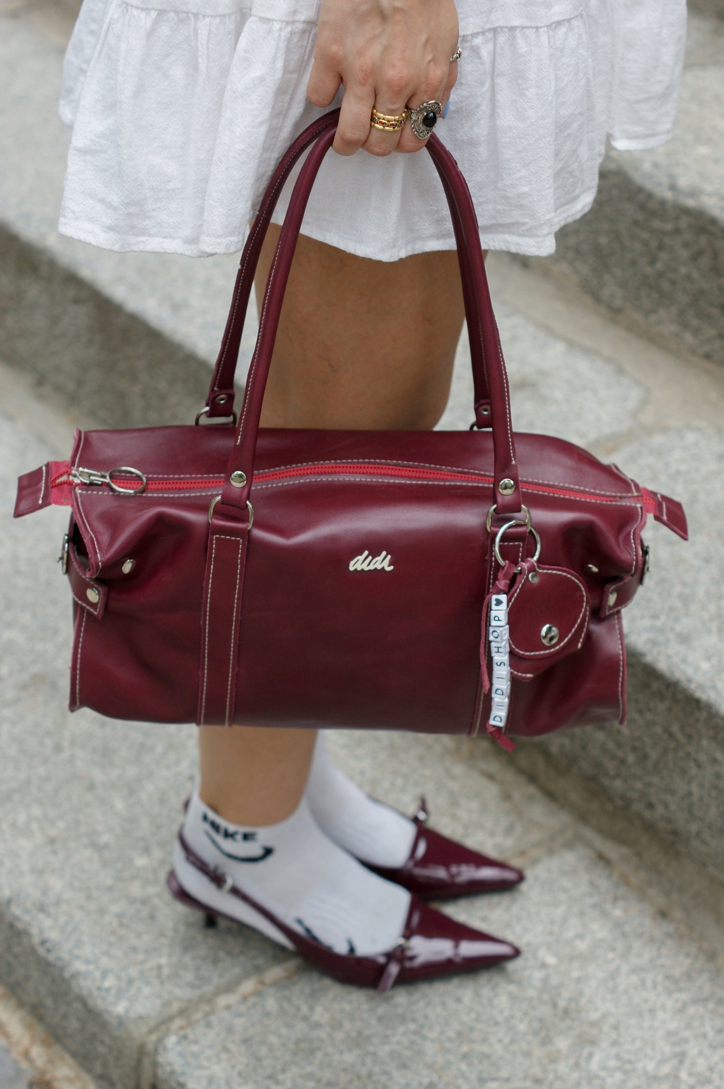 City Bag - Burgundy