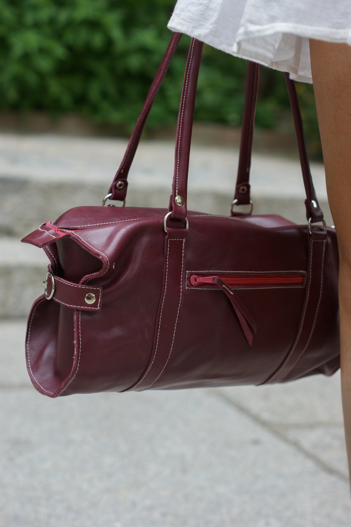 City Bag - Burgundy