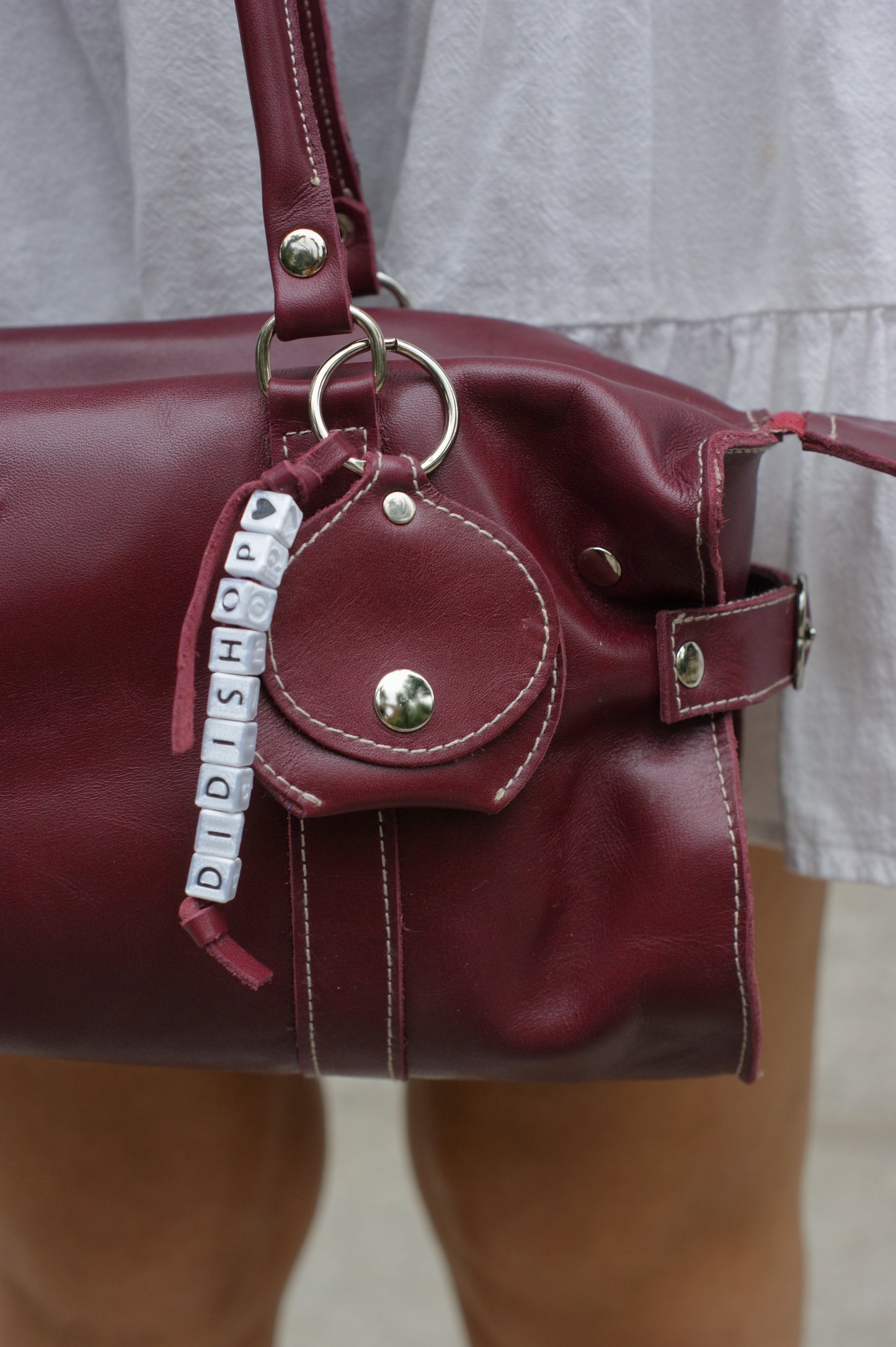 Burgundy Set: Bolso + Charm