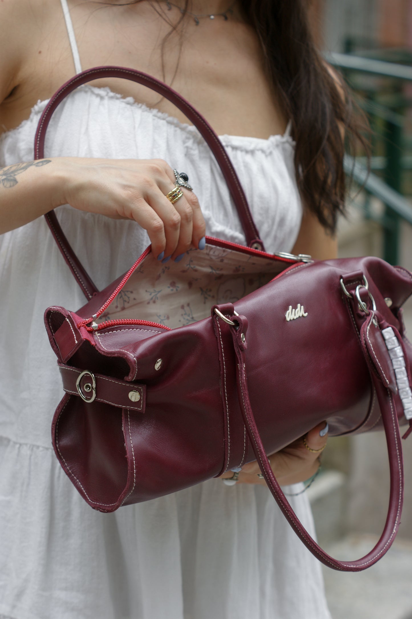 City Bag - Burgundy