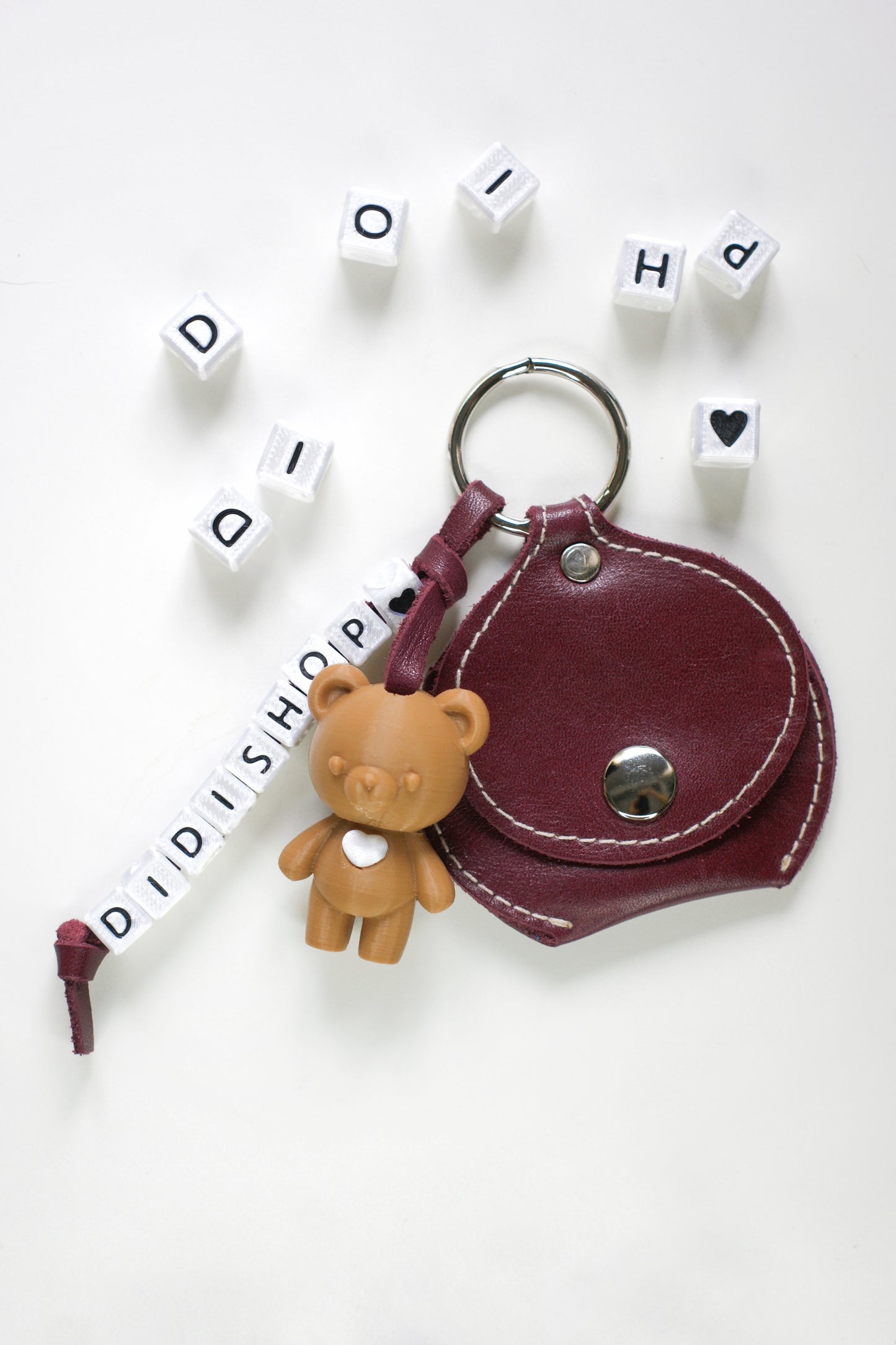 Burgundy Set: Bolso + Charm